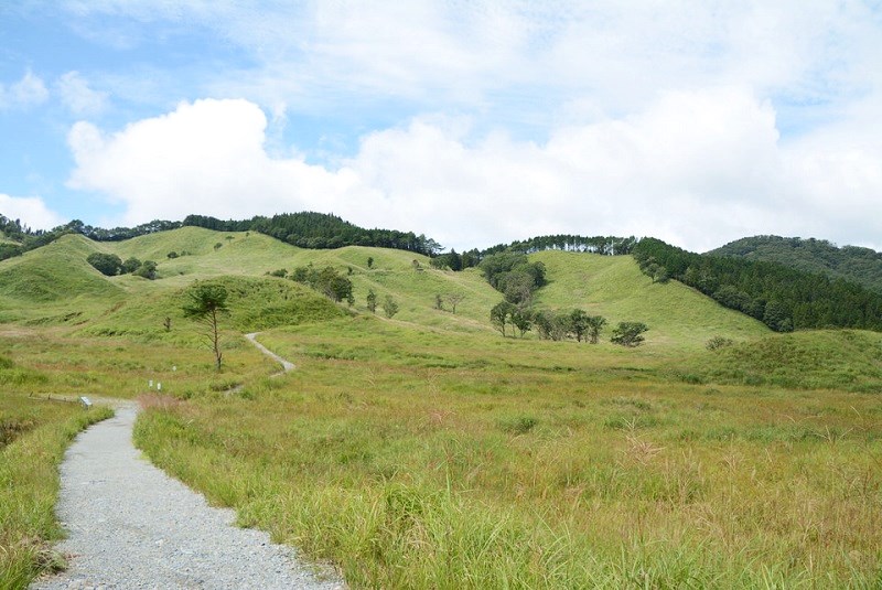 砥峰高原のハイキングコース(右回り)
